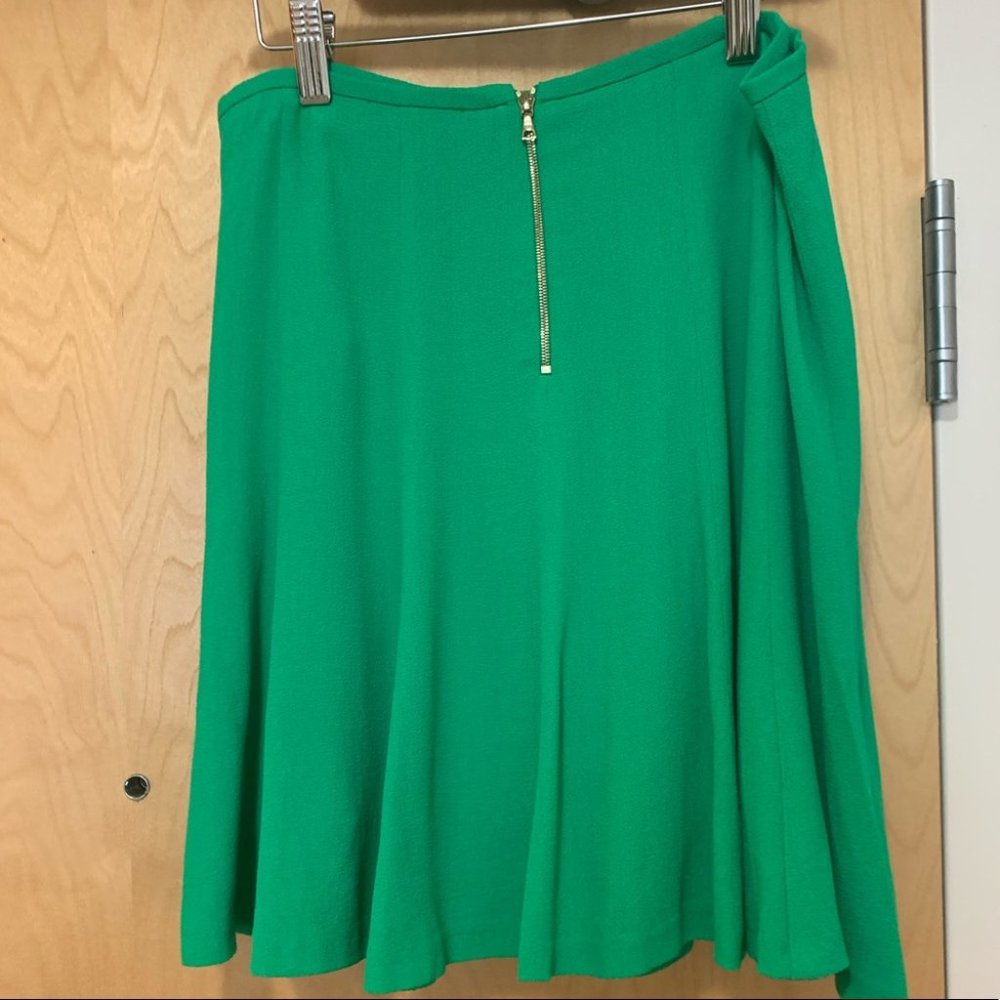 Sandro Juliette Emerald Green Flared Mini Skirt - Picture 14 of 15